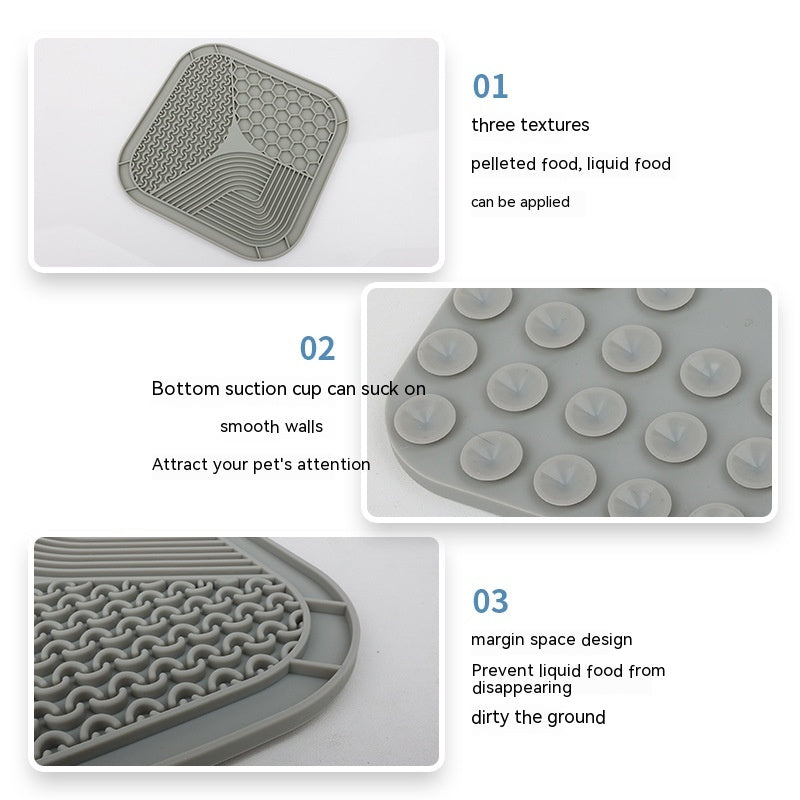 Anti-choke Silicone Slow Feeding Licking Pad