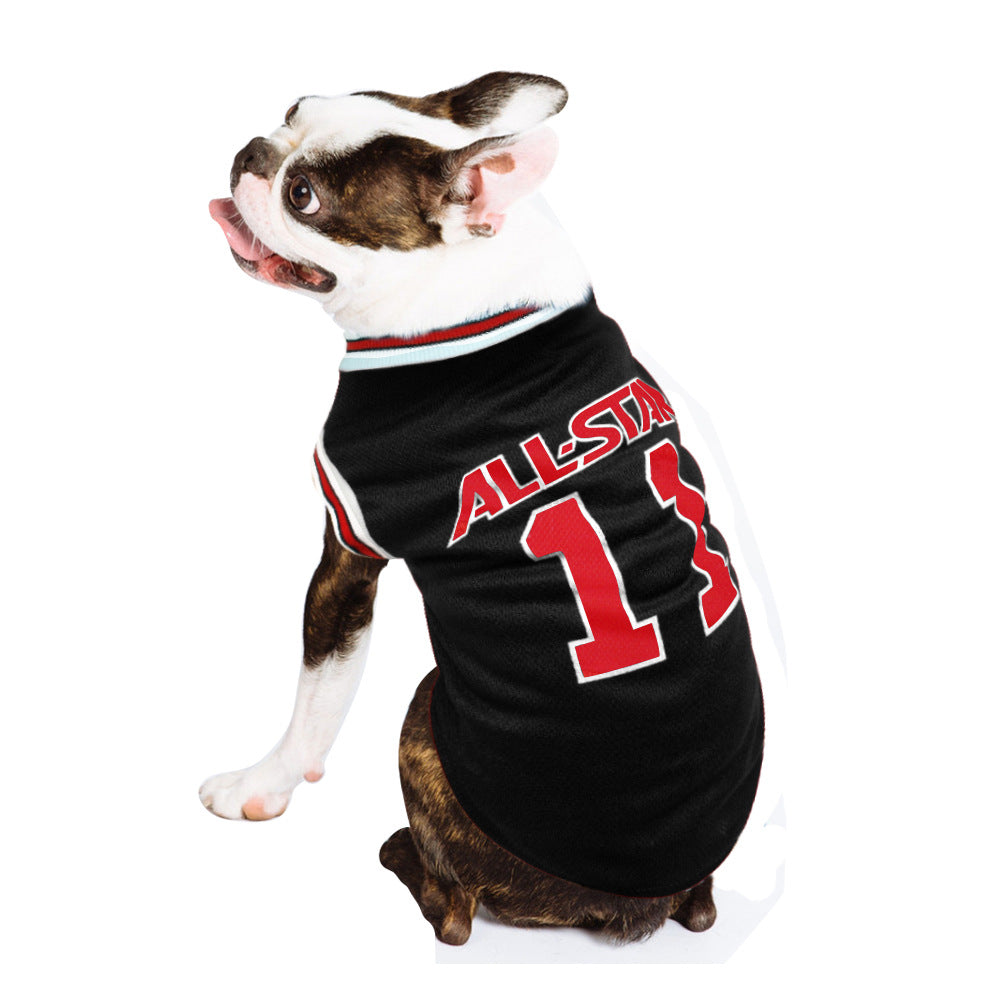 All-star Spring And Summer Cotton Dog Jersey