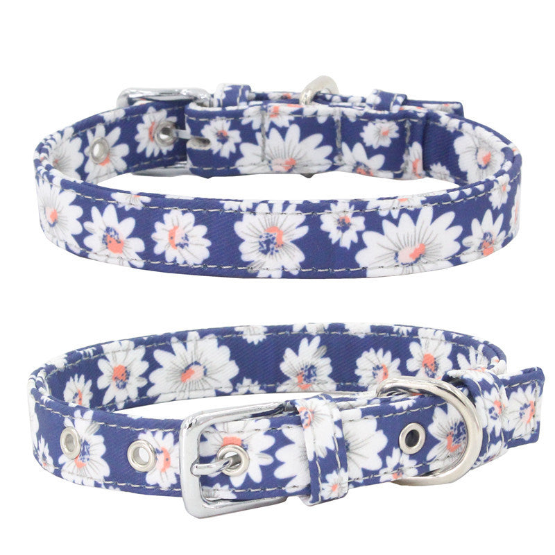 Colorful Double Layer Canvas Fabric Collar