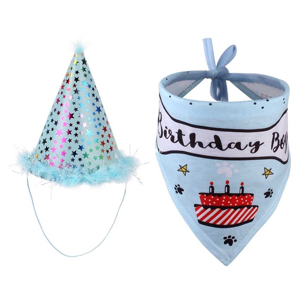 2 in 1 Birthday Party Hat And Bandana set