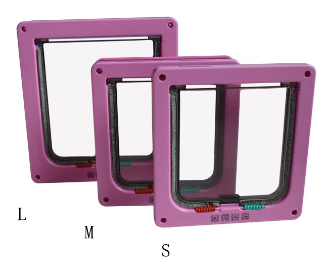 4 Way ABS Plastic Lockable Security Door Flap