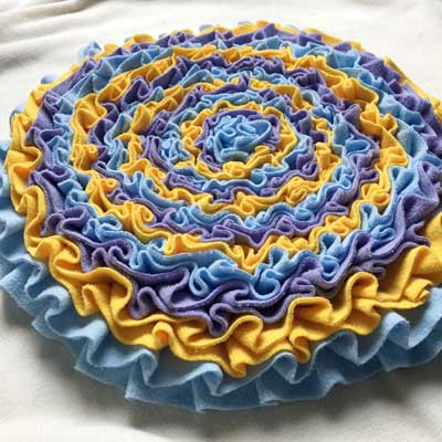 bite-resistant Floral Shaped Snuffleing Mat