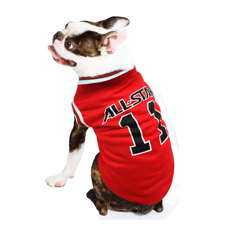 All-star Spring And Summer Cotton Dog Jersey