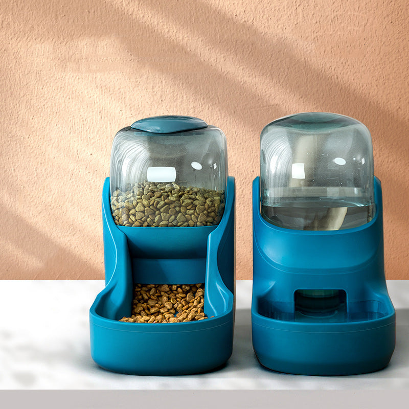 Automatic Gravity Dog Feeder and Water Dispenser