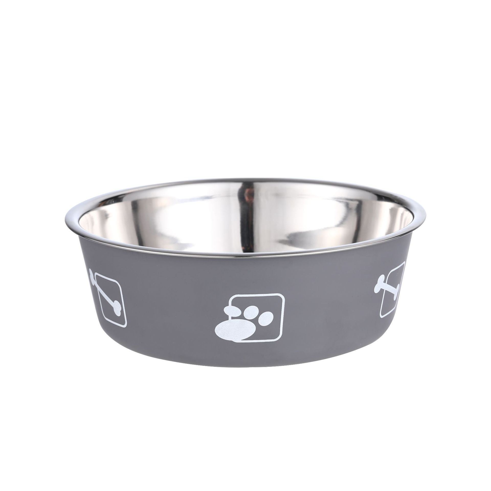 Anti-Slip Stainless Steel Bowl With Print