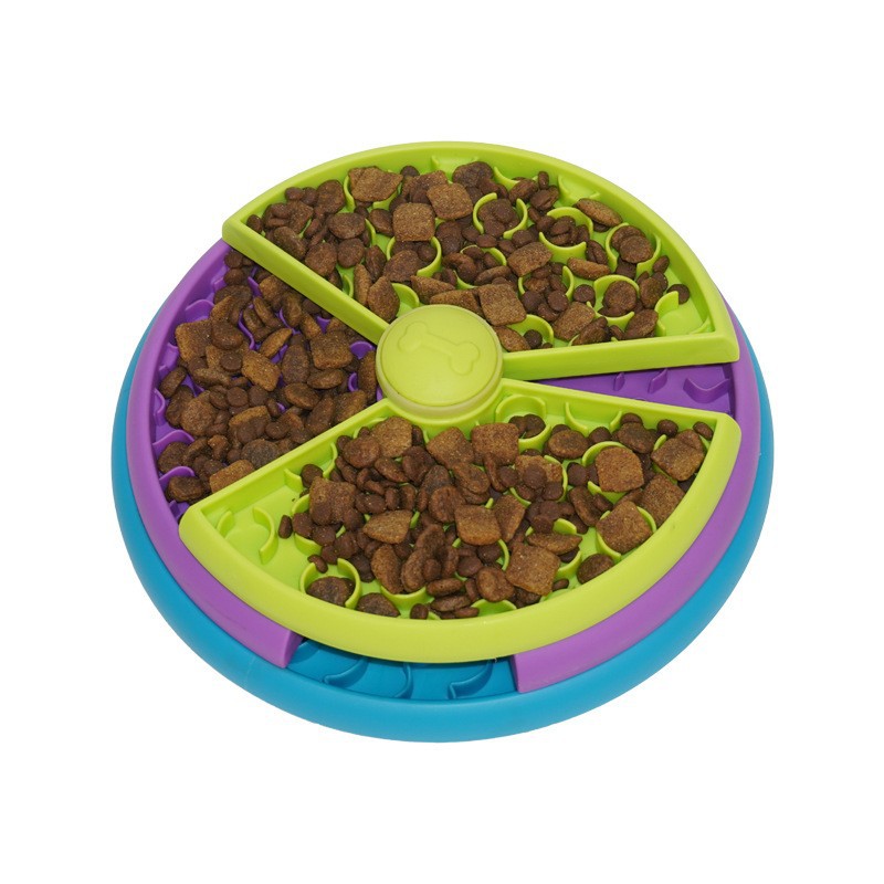 3-Layer Rotating Slow Feeder Puzzle