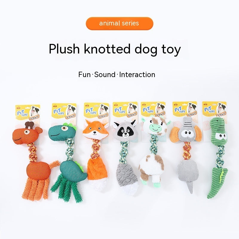 Animal Shape Polyester Chew Toys