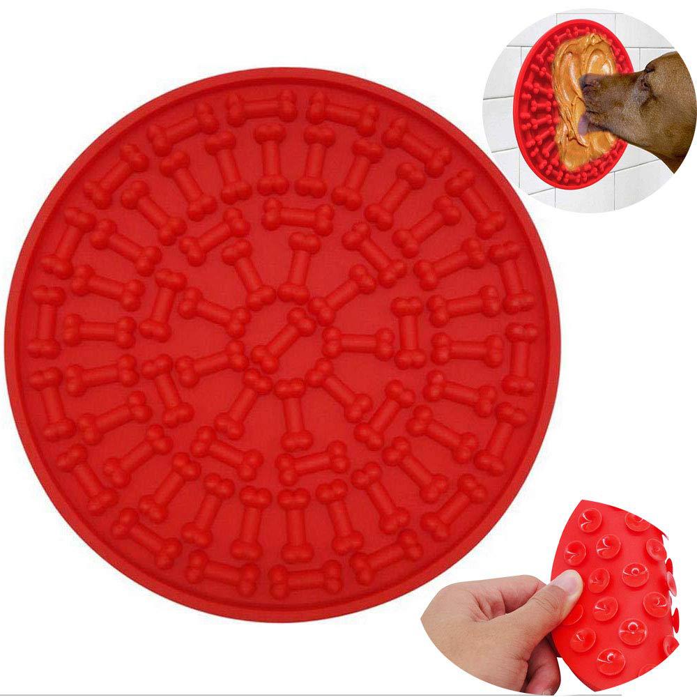 Silicone Dog licking pad With Suction Cups