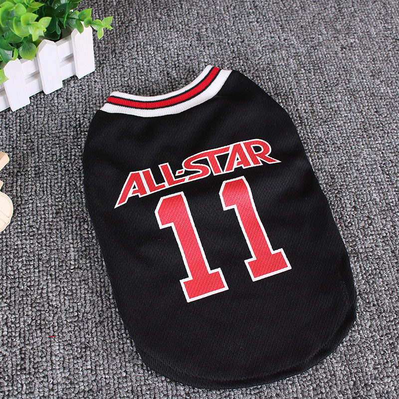 All-star Spring And Summer Cotton Dog Jersey