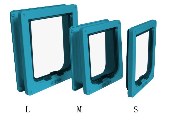 4 Way ABS Plastic Lockable Security Door Flap