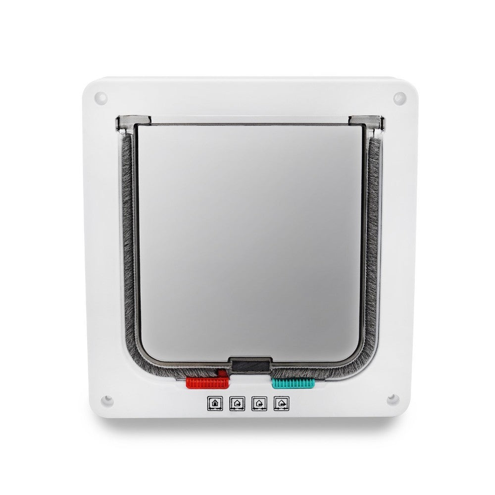 4 Way ABS Plastic Lockable Security Door Flap