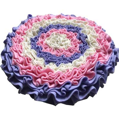 bite-resistant Floral Shaped Snuffleing Mat