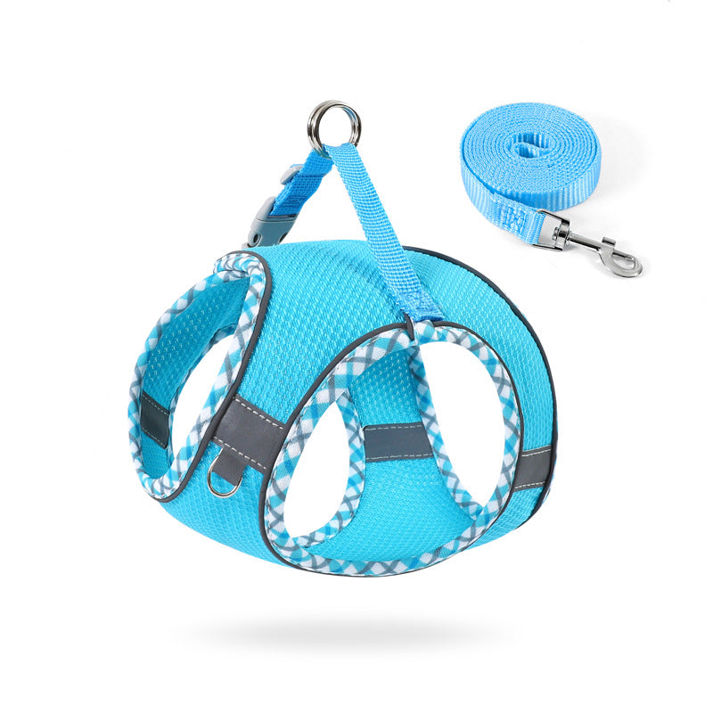 Breathable Dog Harness and Leash Set for Small Dogs