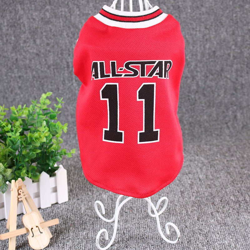 All-star Spring And Summer Cotton Dog Jersey