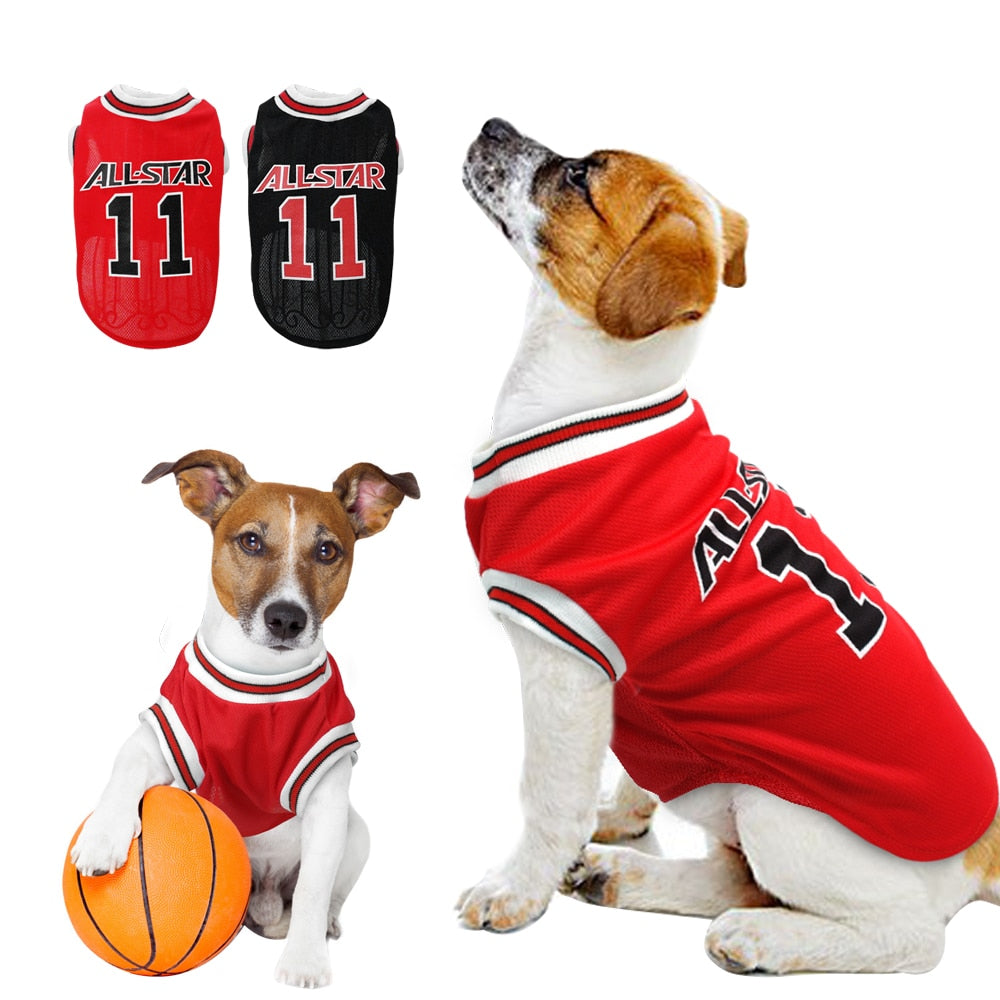 All-star Spring And Summer Cotton Dog Jersey