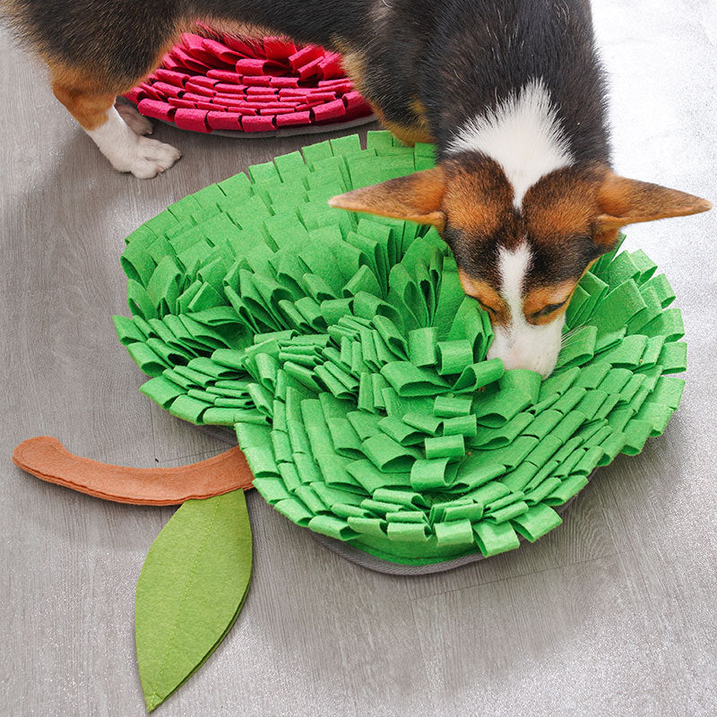 Cloth Apple Shaped Snuffle Mat