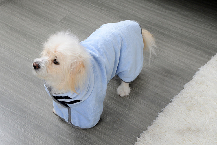 Bathrobe Towel - Quick Dry Absorbent Dog Coat