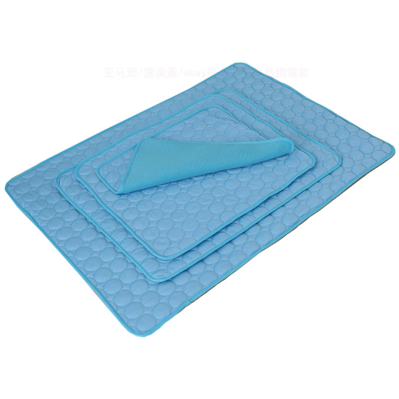 Cooling Dog Mat - Breathable Ice Silk Summer Pad