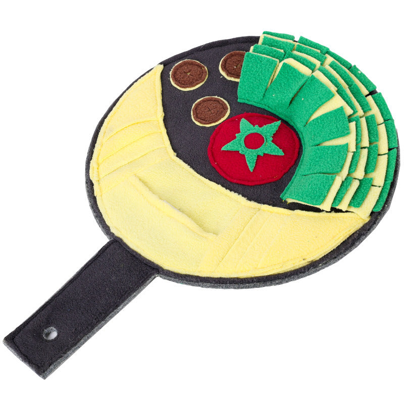 Tibetan Wok Pan Shaped Snuffle Mat