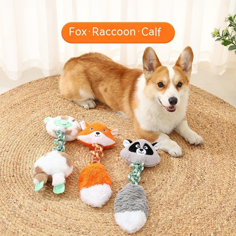 Animal Shape Polyester Chew Toys