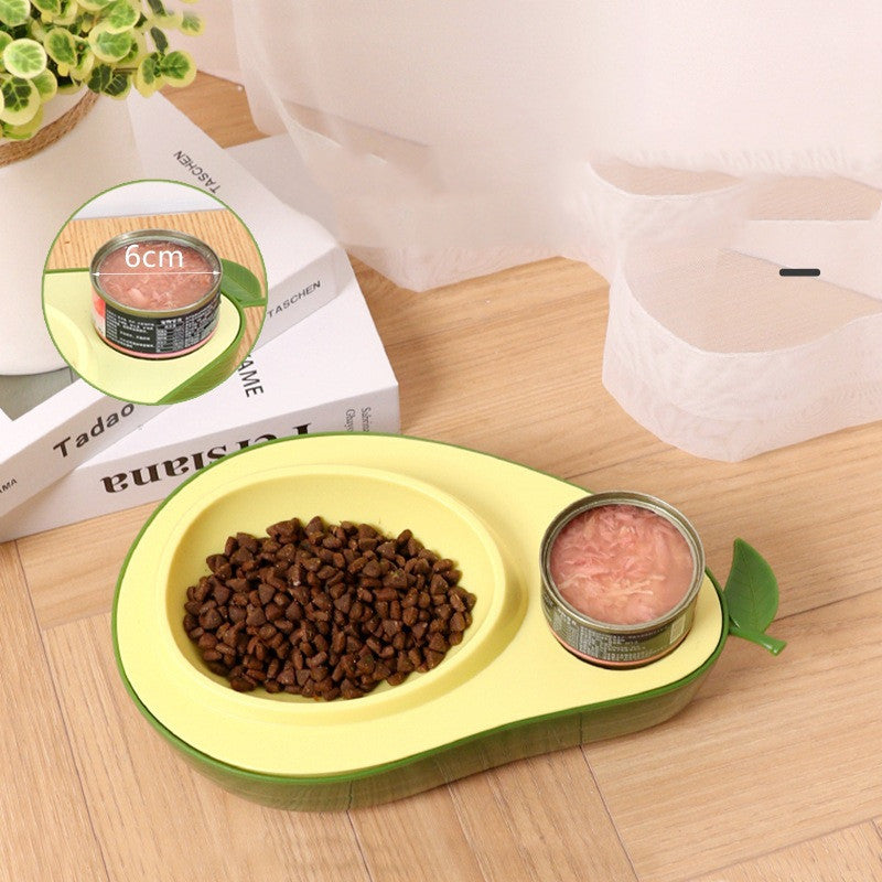 Avocado Shaped Automatic Feeder Bowl