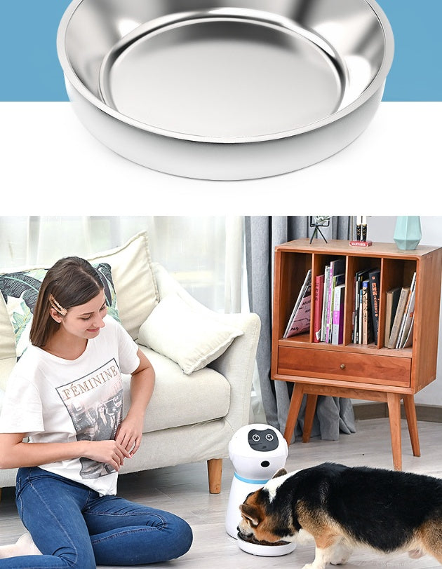 Automatic Dog Feeder with Voice Recording and Portion Control