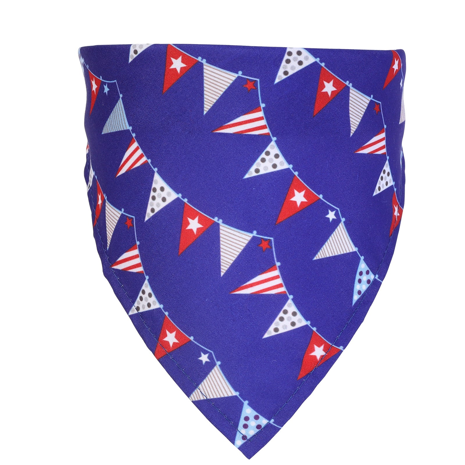 American Flag Print Triangle Scarf Bandanna
