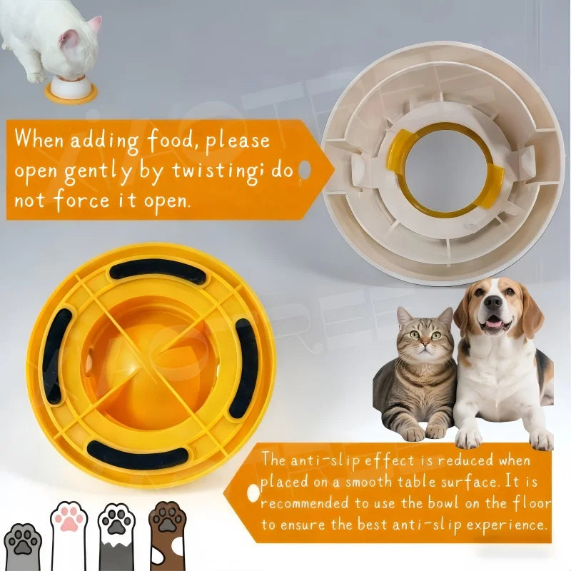 Non-slip Plastic Licking Bowl For Small Pets