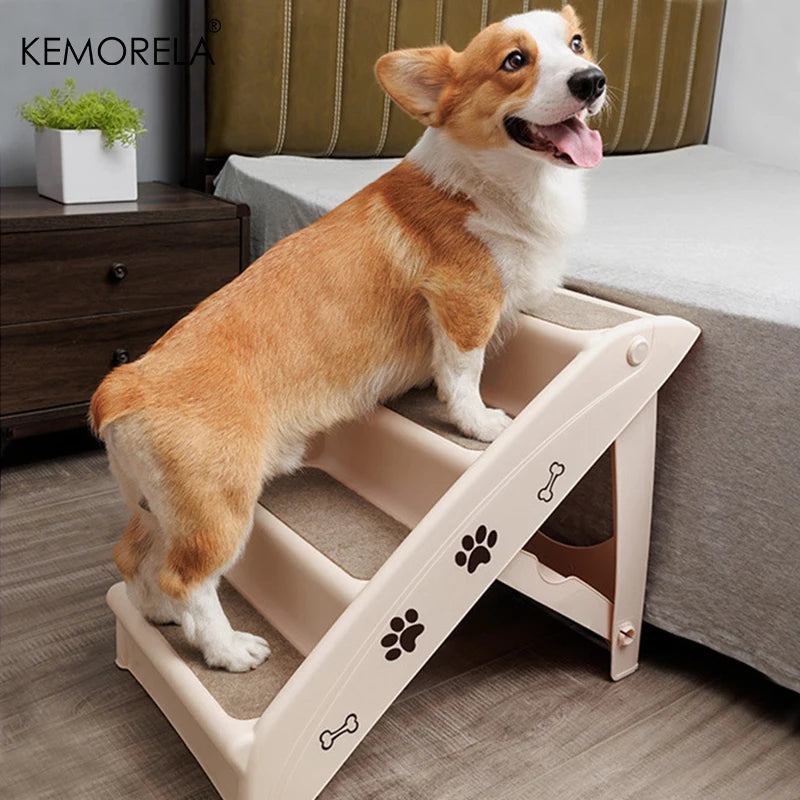 4 Layer Non-Slip Folding Pet Stairs