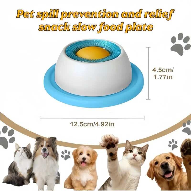 Non-slip Plastic Licking Bowl For Small Pets