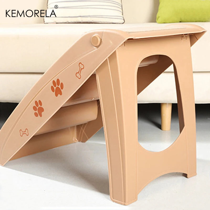 4 Layer Non-Slip Folding Pet Stairs