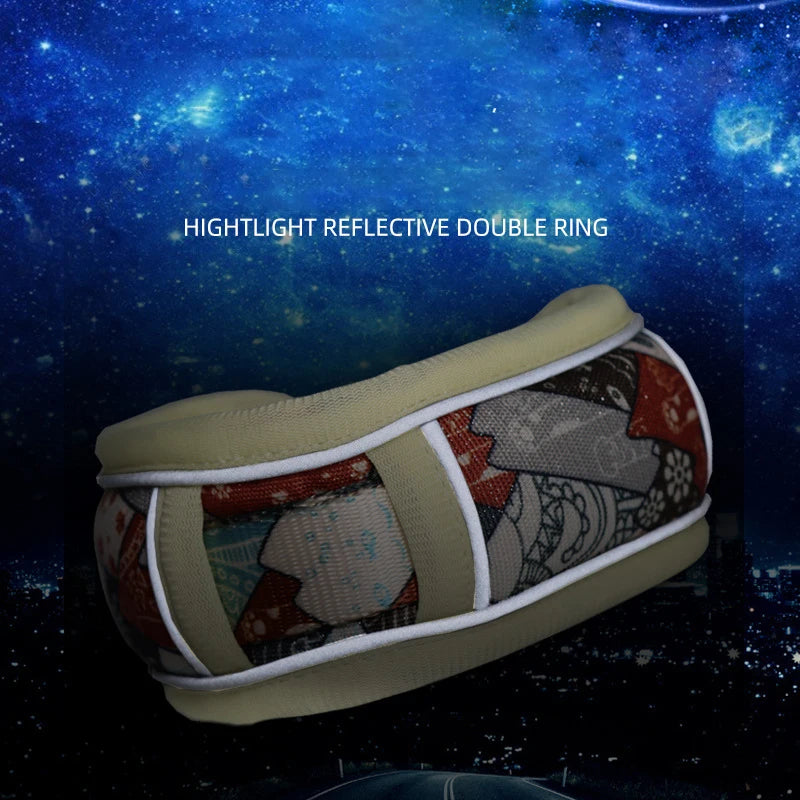 Wide Nylon Reflective Mesh Quick Release Breathable Collar