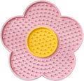Small Flower Shape Silicone Licking Pad With Suction Cups