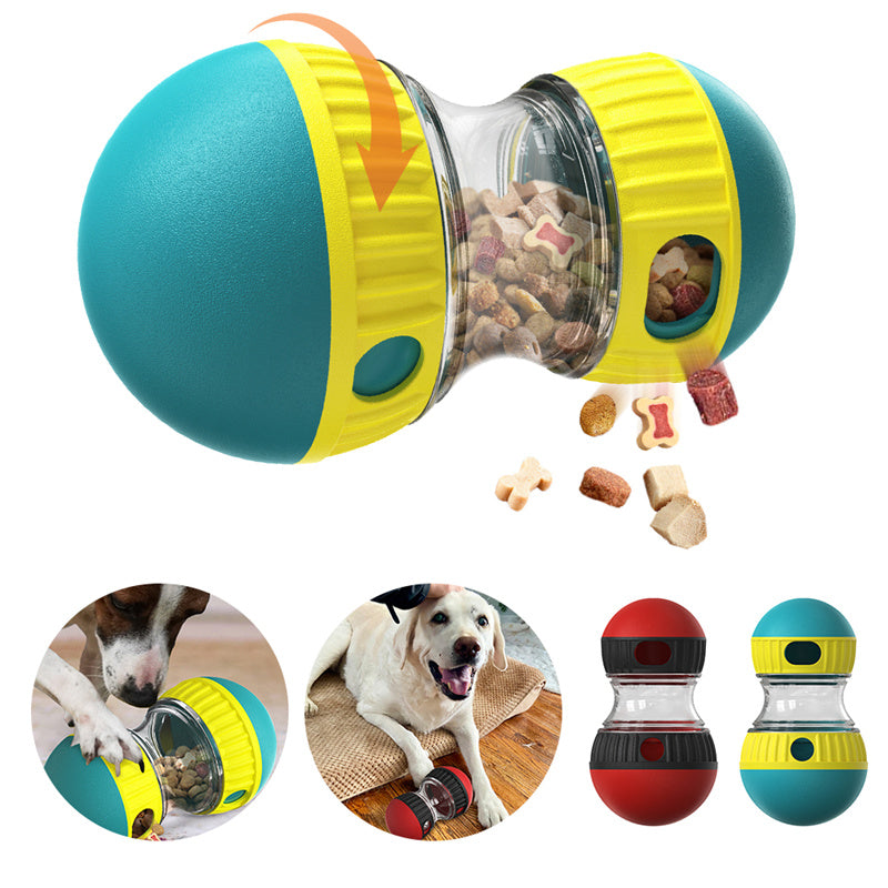 Food Dispensing Interactive Tumbler Puzzle Toy