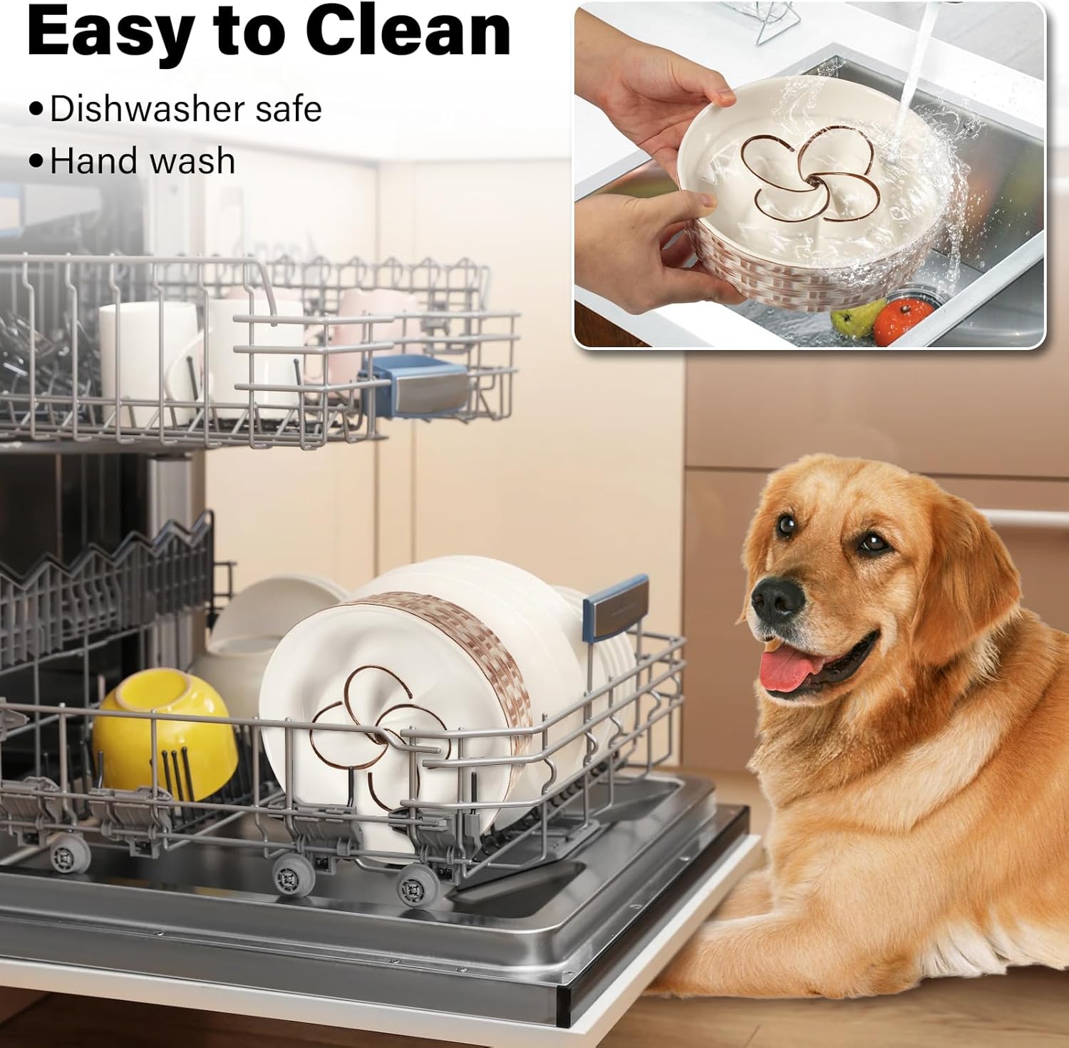 Ceramic Non Slip Slow Feeding Bowl