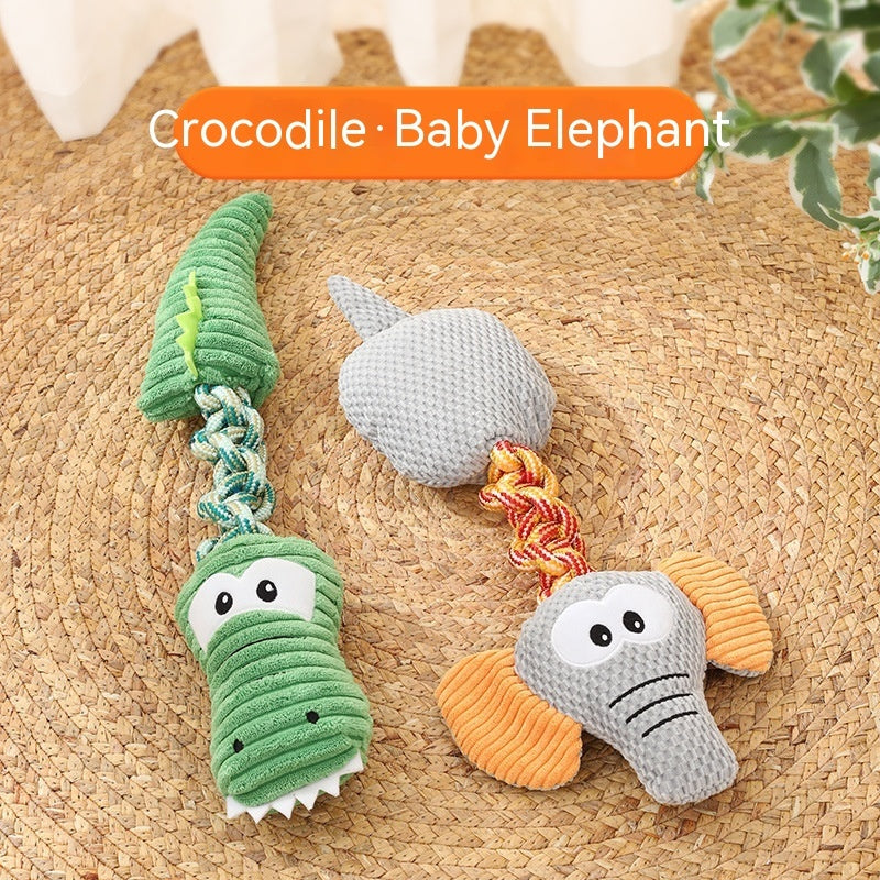 Animal Shape Polyester Chew Toys
