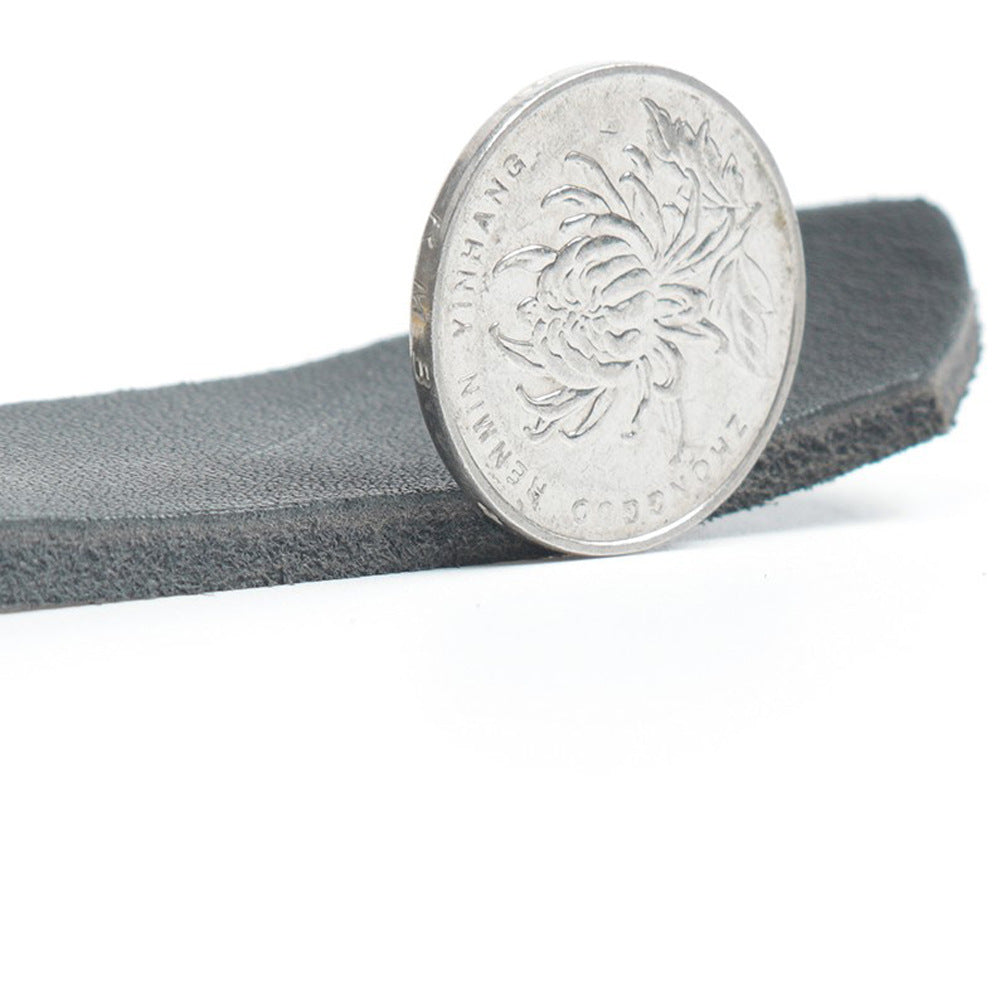 Adjustable Black Leather Harness