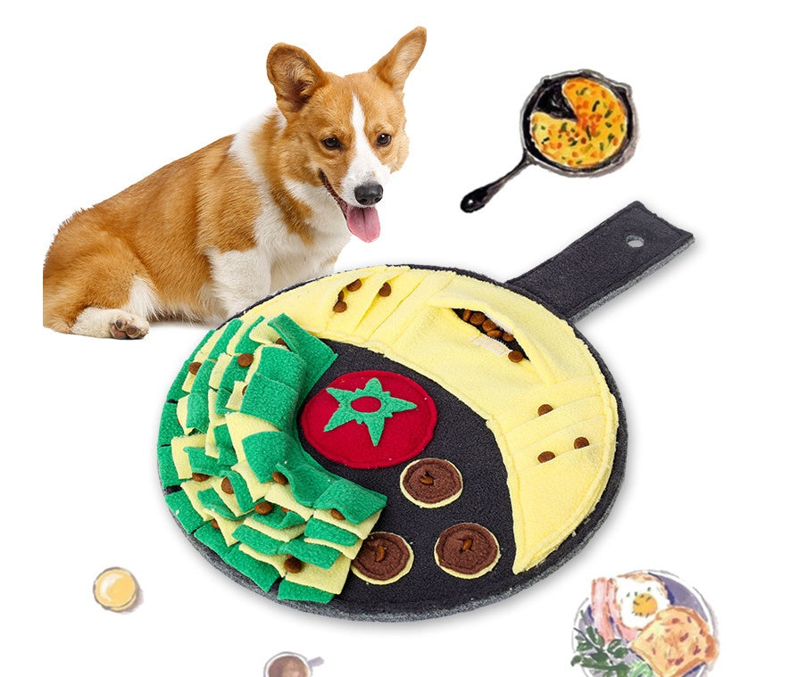Tibetan Wok Pan Shaped Snuffle Mat