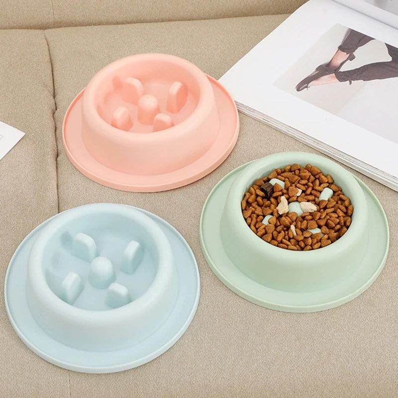 Colorful Slow Feeder Bowl For Small And Medium Dogs