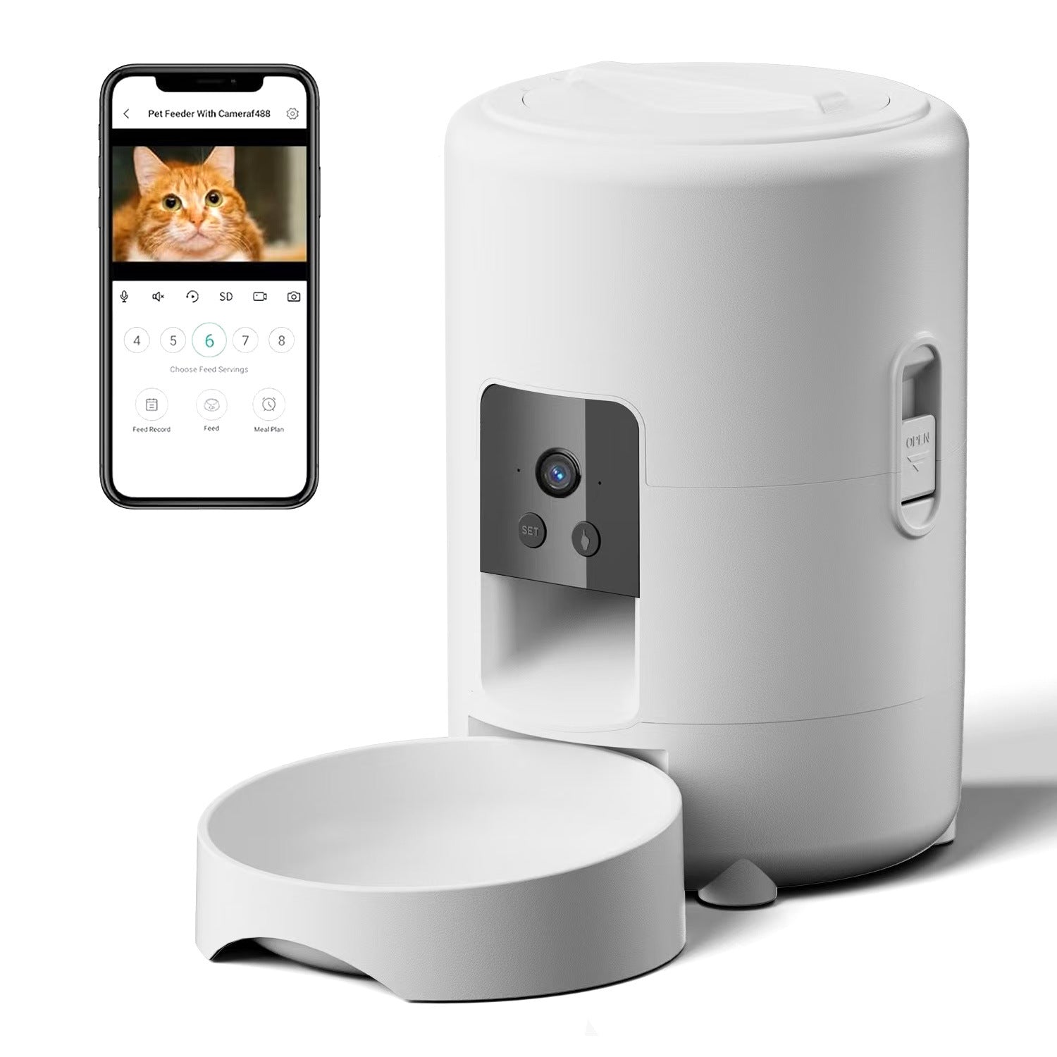 Automatic Pet Feeder for Several Days Feeding