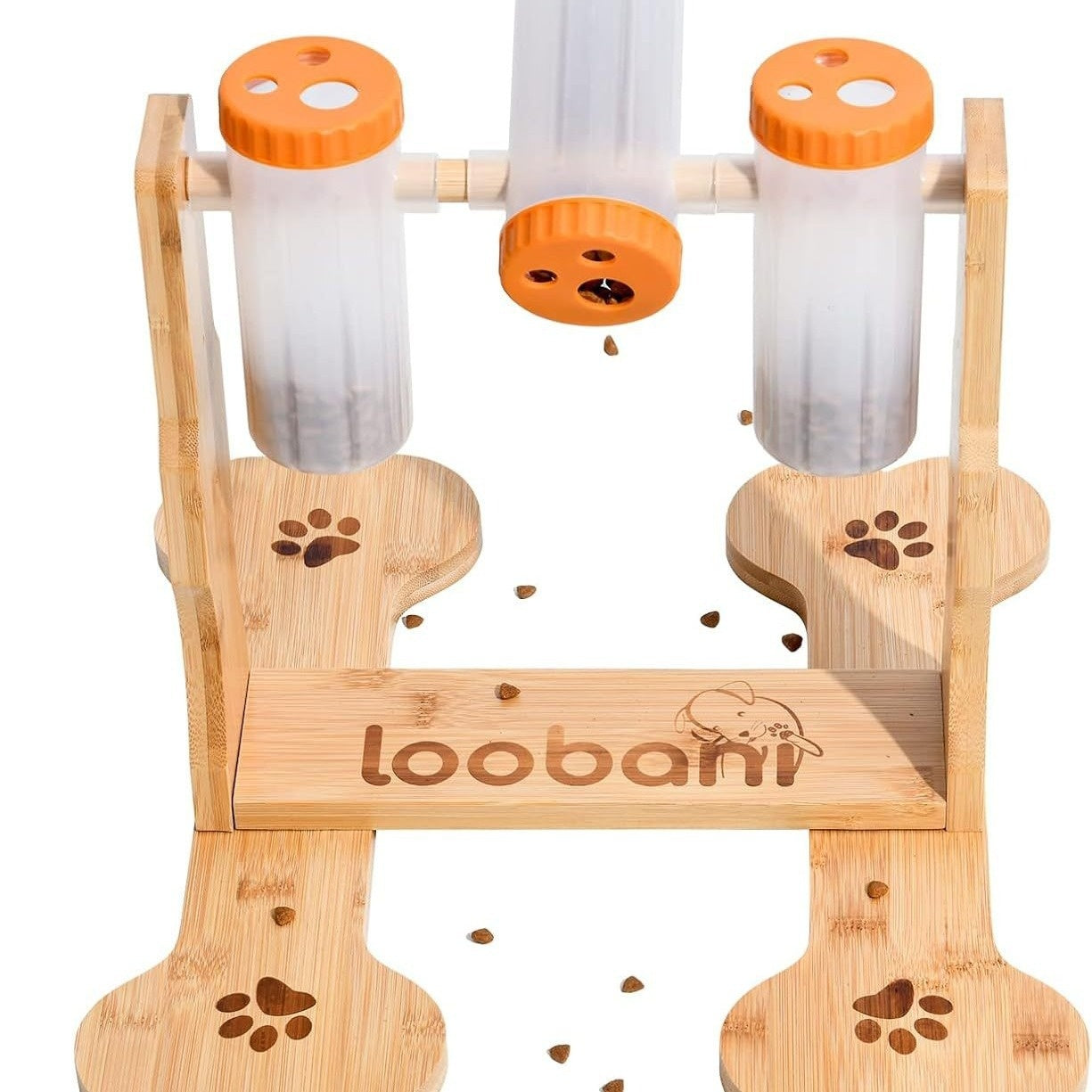 Interactive Wooden Dispenser Puzzle Toy