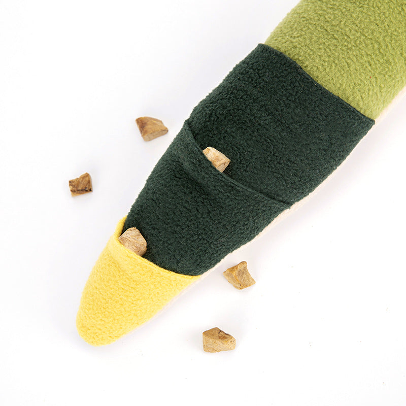 Velvet Snake Shaped Puzzle Toy