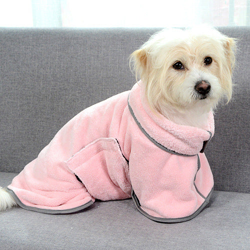 Bathrobe Towel - Quick Dry Absorbent Dog Coat