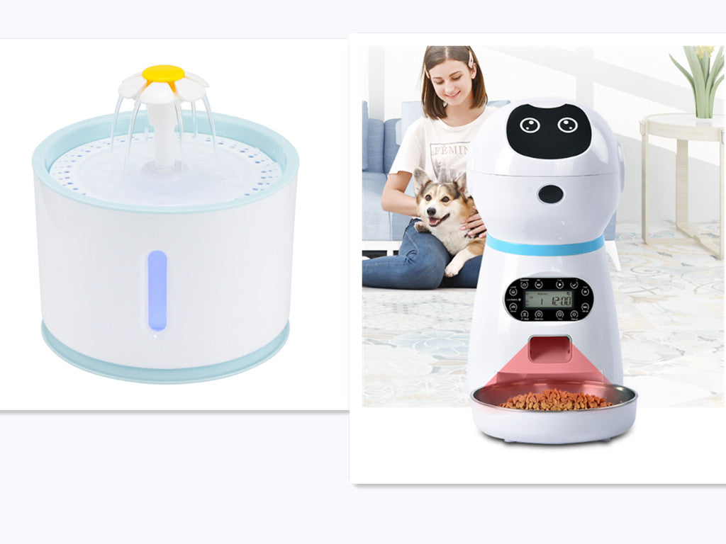 Automatic Dog Feeder with Voice Recording and Portion Control
