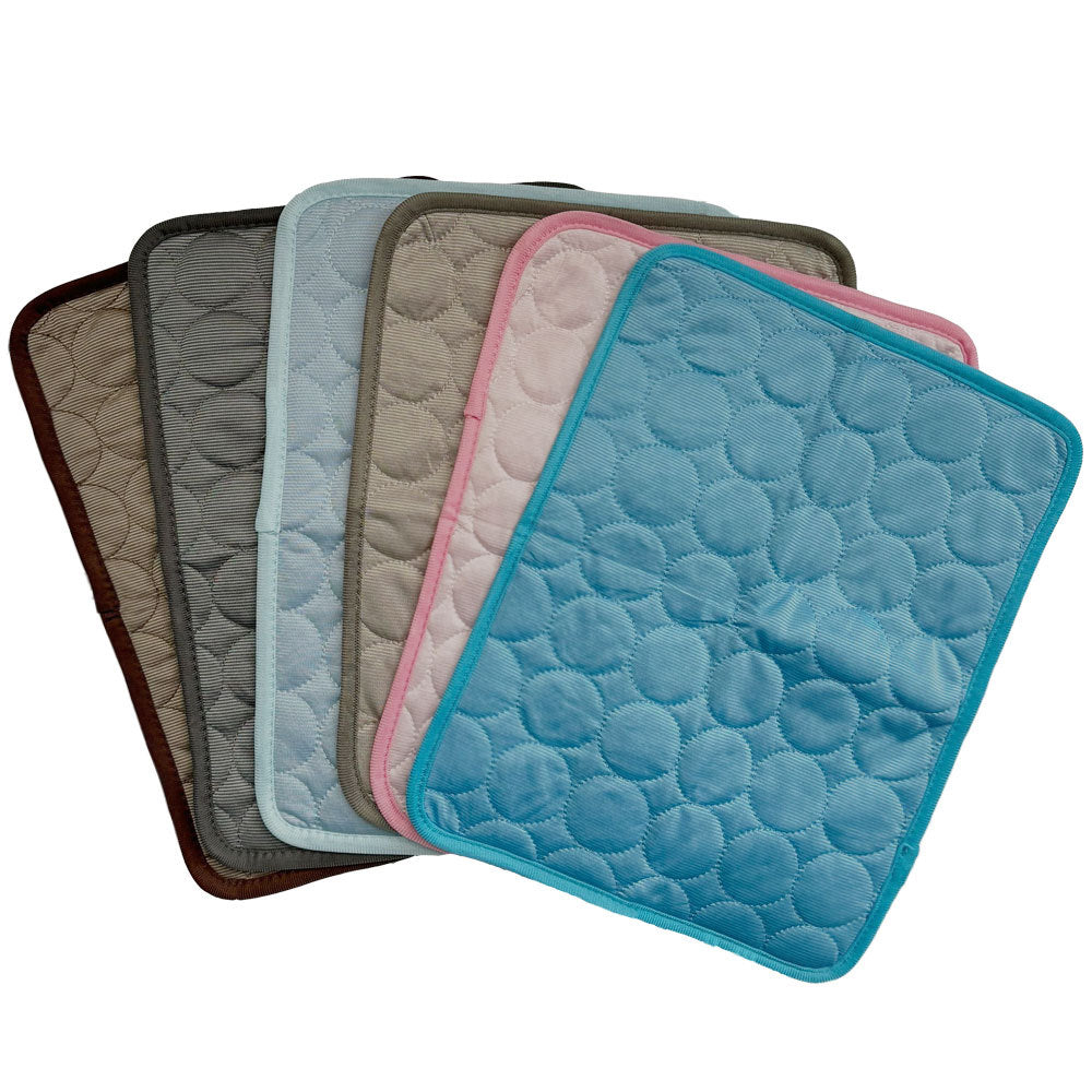 Cooling Dog Mat - Breathable Ice Silk Summer Pad