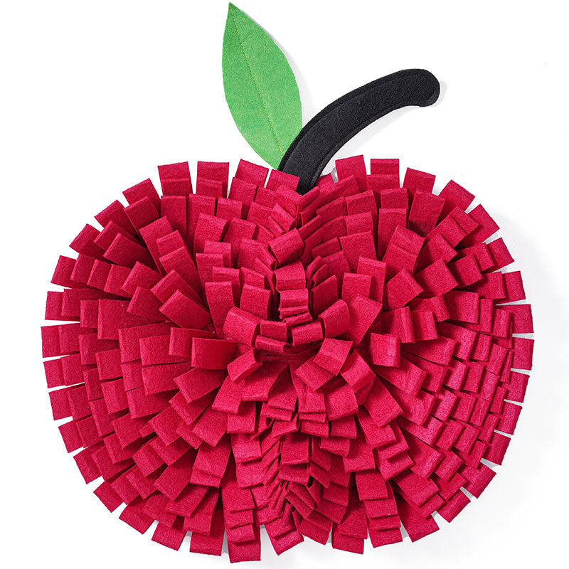 Cloth Apple Shaped Snuffle Mat