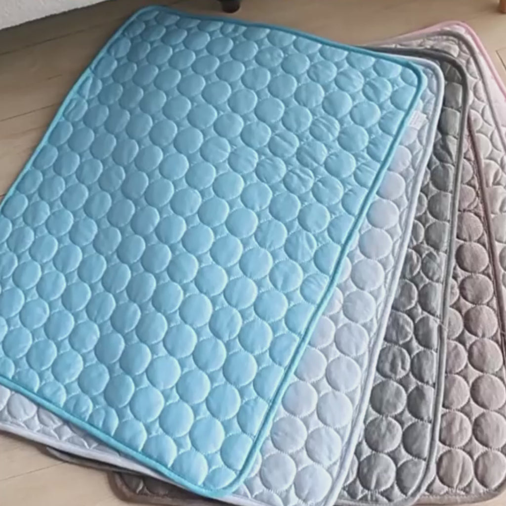 Cooling Dog Mat - Breathable Ice Silk Summer Pad